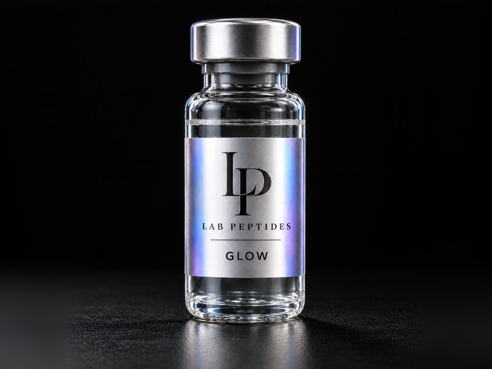 בקבוקון GLOW של Lab Peptides