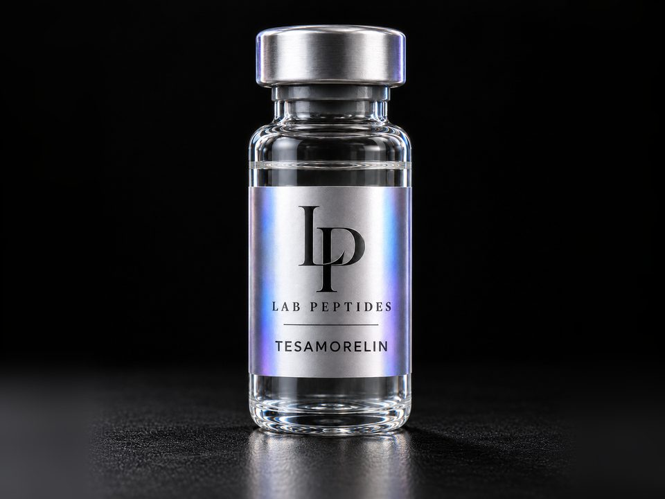 בקבוקון Tesamorelin של Lab Peptides